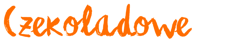 Kredowy napis „czekoladowe”